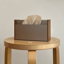 메탈 스틸 원목 티슈박스 휴지 냅킨 수납 디스펜서 홀더 데스크테리어 소품, A. Smoll