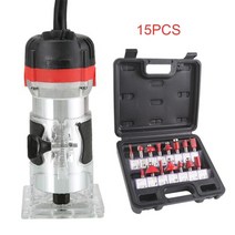 목공 트리머 루터 충전 루타기 800w 30000rpm 전기 나무 밀링 조각 슬로 팅, 트리머 세트, 2-220v