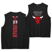 마이클조던 23 시카고불스 NBA 농구 나시 티 빅사이즈 스웻 셔츠 져지 민소매 헬스 헬린이 짐웨어 운동