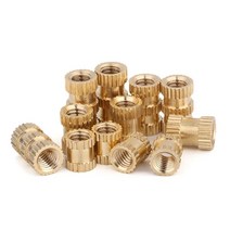 10/20/50PCS M3 M4 M5 M6 M8 황동 인서트 너트 사출 성형 구리 임베디드 널링 나사 삽입, 05 M3X5X8-50pcs