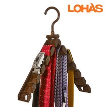 로하스 접이식 타이앤벨트걸이/넥타이걸이/스카프걸이/옷걸이, 단품