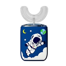 가성비어린이용 U 모양 전동 칫솔 충전식 실리콘 치과 클리너 만화 360 ° 음파, 28 7-15 toothbrush