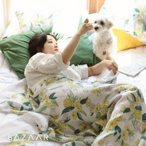 로제타 풍기인견 여름 이불베개세트+패드(S)