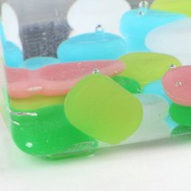 어항 자갈 컬러 야광 형광 레이아웃 수초 바닥재 만들기 50p, 필수옵션 체크, 그린
