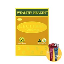 [사은품제공]호주 웰시헬스 레시틴 200캡슐 LECITHIN 포스파티딜콜린 포스파트딜 영양제 알지알지몰 RZ, 상품수량, 1개