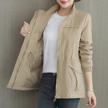 여성 트렌치코트 하이 패션 여성 더블 레이어 윈드 브레이커 가을 캐주얼 슬림 코트 패션 플러스 크기 4Xl 스탠드 칼라 숙녀 자켓