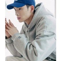 JEMUT 로그 오버핏 기모 후드 그레이 YHHD2302 Log Overfit Napping Hood Gray