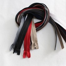 [원단쟁이] 100cm)양방향 플라스틱점퍼지퍼(8컬러) E2, 브라운