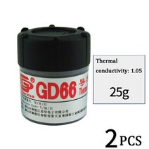 써멀구리스 패드 열 실리콘 고온 페이스트 라디에이터 CPU GPU 25g-121, 2.2pcs
