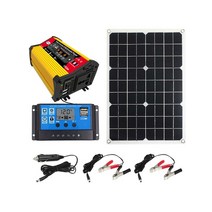 파워뱅크 캠핑파워뱅크 대용량배터리 휴대용 발전소 태양 발전기 110V/220V 캠핑 여행용 18W 전지 패널이있, 01 220V