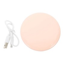 거울 led거울 남이보는내얼굴거울 좌우반전거울 메이크업 Led 접이식 포켓 미니 조명 화장대 컴팩트접이식 휴대용 소형 원형 핸드 헬드, 01 Pink