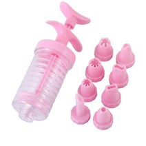 틀 거울마들렌 와플 메이커 암금플라워그리스 총 쿠키 금형 과자 튜브 노즐 세트 제빵 도구 케이크 짜기 꽃, 01 9-piece set