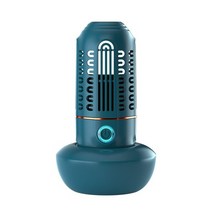 초음파 식품 야채 주방 캡슐 무선 과일 야채 세탁기 휴대용 식품 청정기 캡, 01 Blue