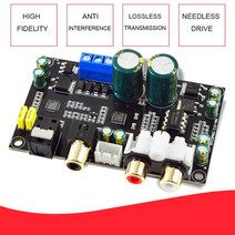 dac 꼬다리 오디오 플레이어CIRMECH-광 동축 오디오 디코더 CS8416 CS4398 칩 24BIT192KHz SPDIF 증폭기용, 한개옵션0