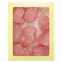 Mian Xiao Xin 비스킷 몰드 DIY 3D 입체 홈베이킹 도구 아이싱 쿠키스탬프 8종 세트, 1개, 유니콘