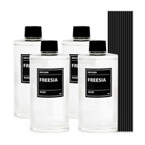 디퓨저 (JSP) 2000ML(500ML 4개)+스틱12개 -, 블랙체리