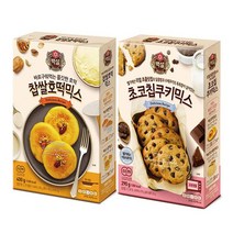 조은마켓 CJ백설 찹쌀호떡믹스400g+초코칩쿠키믹스290g 아이 어른 간식, 2세트