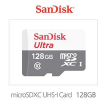 샌디스크 지넷시스템 드림아이 G9 프로 메모리카드 128G 울트라, 128GB