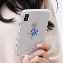 미스터마켓 LG 스타일러스2 TC 꽃길 투명젤리 케이스 F720 (5509086), 안개꽃, LG 스타일러스2/F720