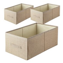 긱보드 다용도 패브릭 수납 정리함, 대형, 3개
