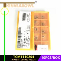 초경 인서트 TCMT110204 VP15TF UE6020 금속 선삭 공구 외부 CNC 선반 밀링 커터, 02 TCMT110204 UE6020