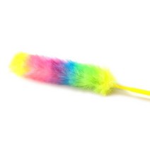 [힐링타임] 레인보우 부들스틱 고양이 장난감