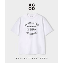 어게인스트 올오즈 AAO 모먼트 반팔 티 [화이트], L