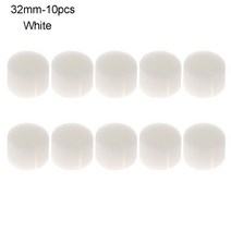 흙이 없는 수경 야채 보육 냄비에 대 한 10pcs 보육 스폰지 꽃 씨앗 재배 시스템 씨앗 정원 용품, 흰색 32mm