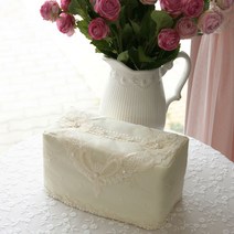 [천삼백케이] [앤코튼] 로얄비비안 레이스 티슈케이스/티슈커버, 단품