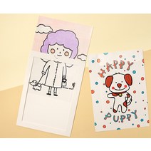 (MH) 민화 종이 곤충 액자, 봄