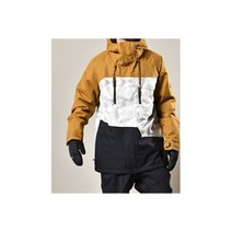 686 보드복 자켓 남성 Geo Insulated Snowboard Jacket (L) Golden Brown Colorblock M0W113-GLDB