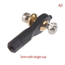 RC 비행기 자동차 버기 용 스크류 세트가있는 M2 m3로드 엔드 RC 볼 조인트 링크, Black