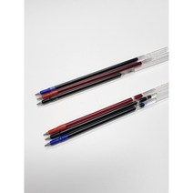 보야 0.38mm 삼색 3색 젤 잉크 중성 볼펜 (10개 Set), 리필심, 블루