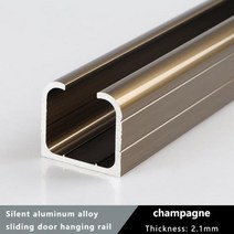 TOPKNORR 25 두께 슬라이딩 도어 접이식 파티션 도어 슬라이딩 헛간 도어 하드웨어 트랙 나무 문 교수형 레일, 05m+21Thick