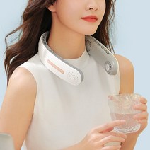 넥밴드선풍기 목선풍기 최신형 강력바람 kc인증 2400mh A306, 블루