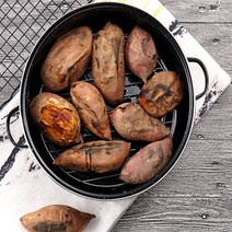 키친아트 고구마 직화냄비 군밤 냄비 직화 군고구마 굽는 구운 감자 옥수수 생선구이, 26cm