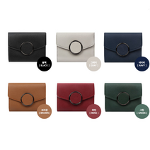 라운드 중학생 여학생 대학생 반지갑