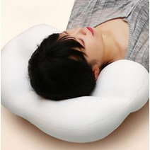 인체 공학 바른 자세 푹신한 베개 에어볼 수면 배개, 푹신한베개, 1개