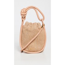 가니매듭 스몰 물통 라피아 백