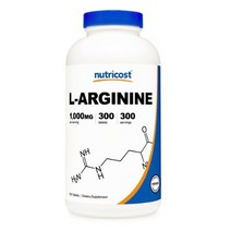 뉴트리코스트 L-아르기닌 1500mg 타블렛, 300개입, 1개