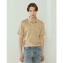 22SS [Soft-cotton] 베이지 퍼피자수 카라티셔츠 HZTS2B405I1