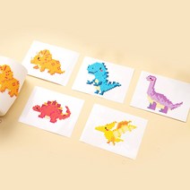 민화샵 공룡 보석 십자수 1ea /5종 티라노사우르스 보석십자수재료, 트라케라톱스