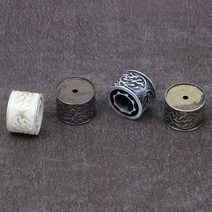 윈테리어 25mm 커튼 앤드봉마개 2개1조, 색상:아이골드|스타일:겉대+속대, 단품