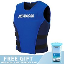 FREELIFE 구명조끼 성인 카약 구명 조끼 서핑 부력조끼 제트 스키 모터 보트 뗏목 구조 웨이크 보드 낚시 수영 표류, L026 Bule