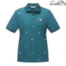 [아놀드파마] 남성 심플 패턴 반팔 카라 티셔츠 AMM0KL02_TE