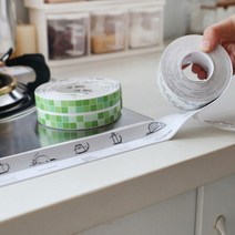 테이프 방수 패턴 주방 간편시공 투명 방수테이프 욕실, 투명 과일
