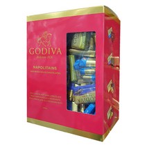 고디바 나폴리탄 어쏘티드 초콜릿 4종 450g 밀크 초콜릿 다크 초콜릿 헤이즐넛 피스타치오 선물 발렌타인데이 벨기에, 450g - 1개