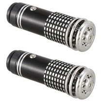 가정용 산소 발생기 휴대용 2x mini auto car 오존 공기 청정기 필터 ionizer oxygen black, 검은색
