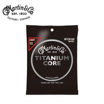 마틴 스트링 MTCN160 티타늄 코어 라이트 TITANIUM CORE (012-055)