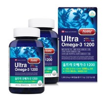 노블 울트라오메가-3 1200 EPA DHA 1200mg 오메가쓰리 비타민D 연어유 오메가3 혈행 뼈 캐나다완제품직수입, 180캡슐, 1301.2mg